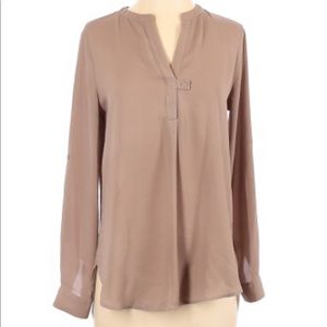 Pink V Neck Blouse